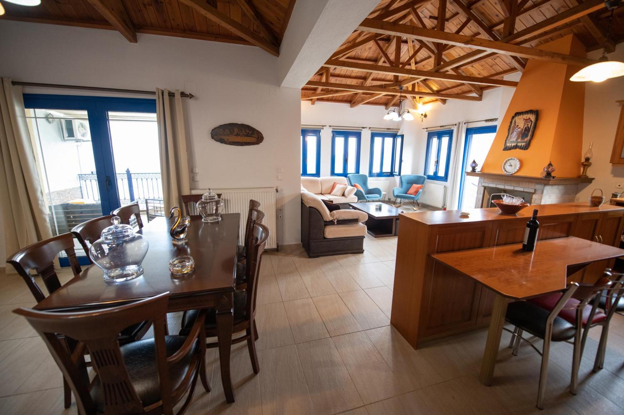 Villa Evmenia Panoramic View & Sea Front Apartments 斯科派洛斯 外观 照片