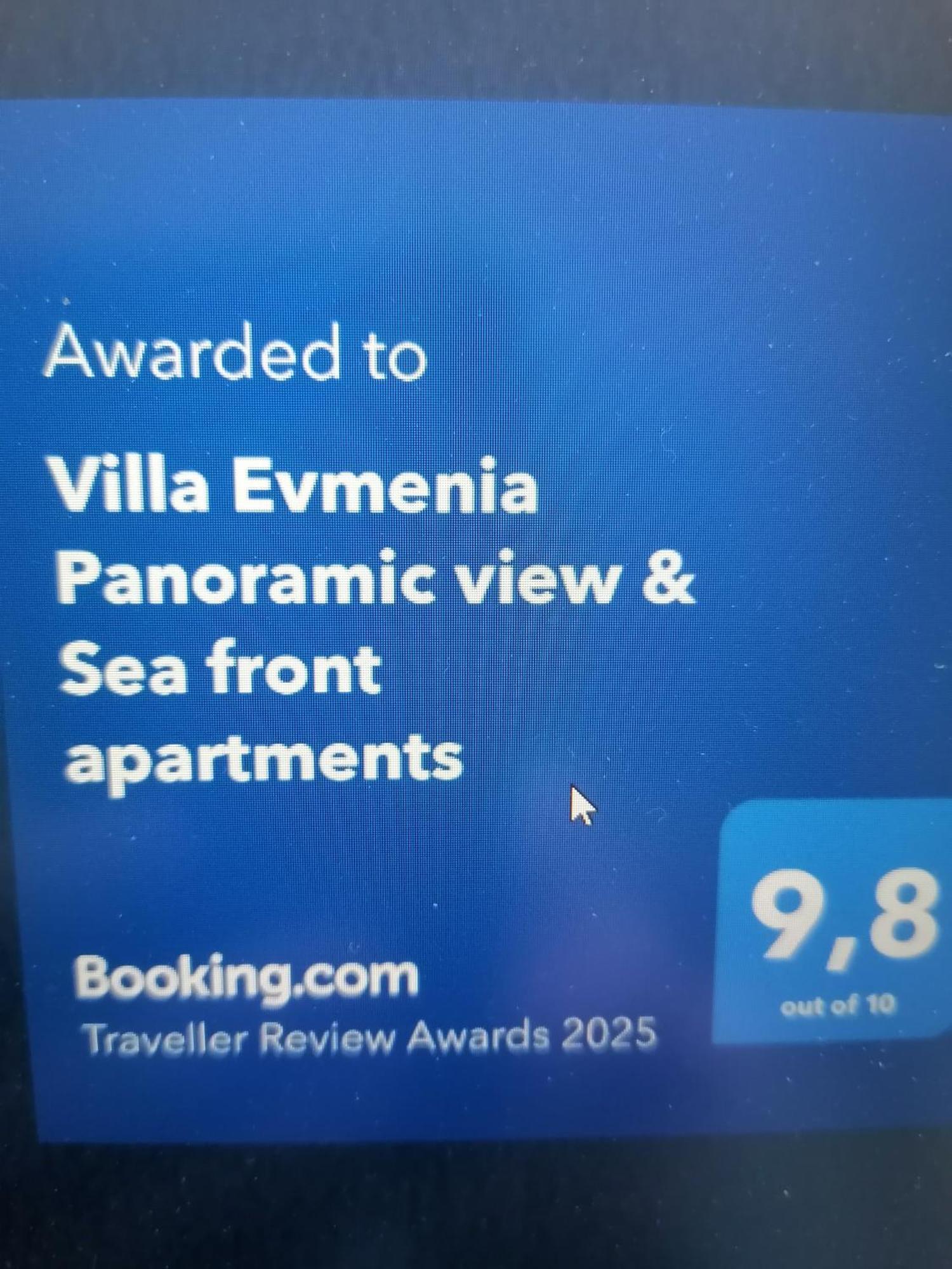 Villa Evmenia Panoramic View & Sea Front Apartments 斯科派洛斯 外观 照片